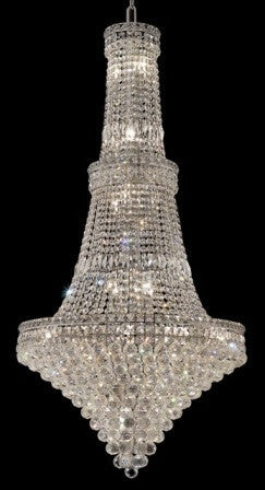 C121-2527G28C By Regency Lighting-Tranquil Collection Chrome Finish 34 Lights Chandelier