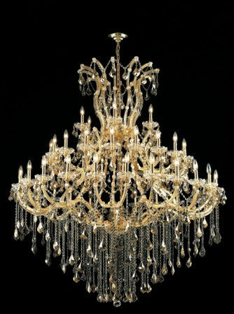 C121-2800G60G-GT By Regency Lighting-Maria Theresa Collection Gold Finish 49 Lights Chandelier