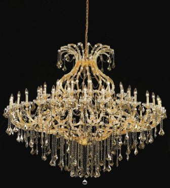 C121-2800G72G-GT By Regency Lighting-Maria Theresa Collection 24k Gold Plated Finish 49 Lights Chandelier