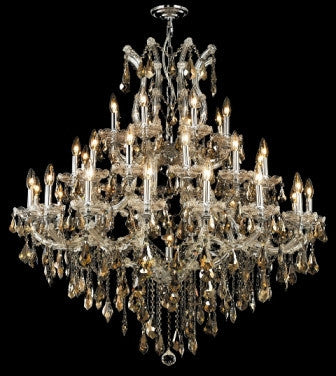 C121-2801G44C-GT By Regency Lighting-Maria Theresa Collection Chrome Finish 37 Lights Chandelier