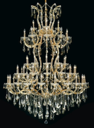 C121-2801G54G-GT By Regency Lighting-Maria Theresa Collection Gold Finish 61 Lights Chandelier