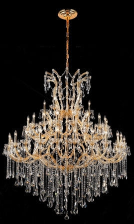 C121-2801G60G By Regency Lighting-Maria Theresa Collection Gold Finish 49 Lights Chandelier