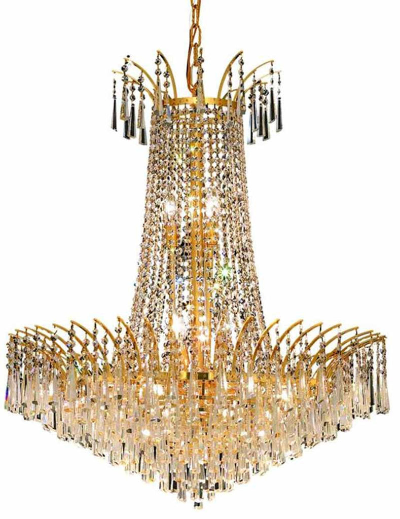 ZC121-8032D29G/EC By Regency Lighting - Victoria Collection Gold Finish 16 Lights Dining Room