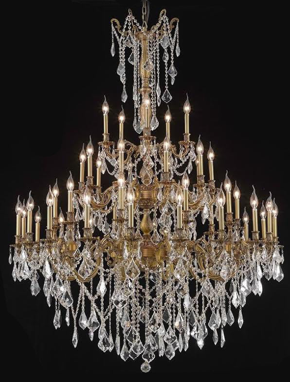 C121-9245G54FG By Regency Lighting-Rosalia Collection French Gold Finish 45 Lights Chandelier