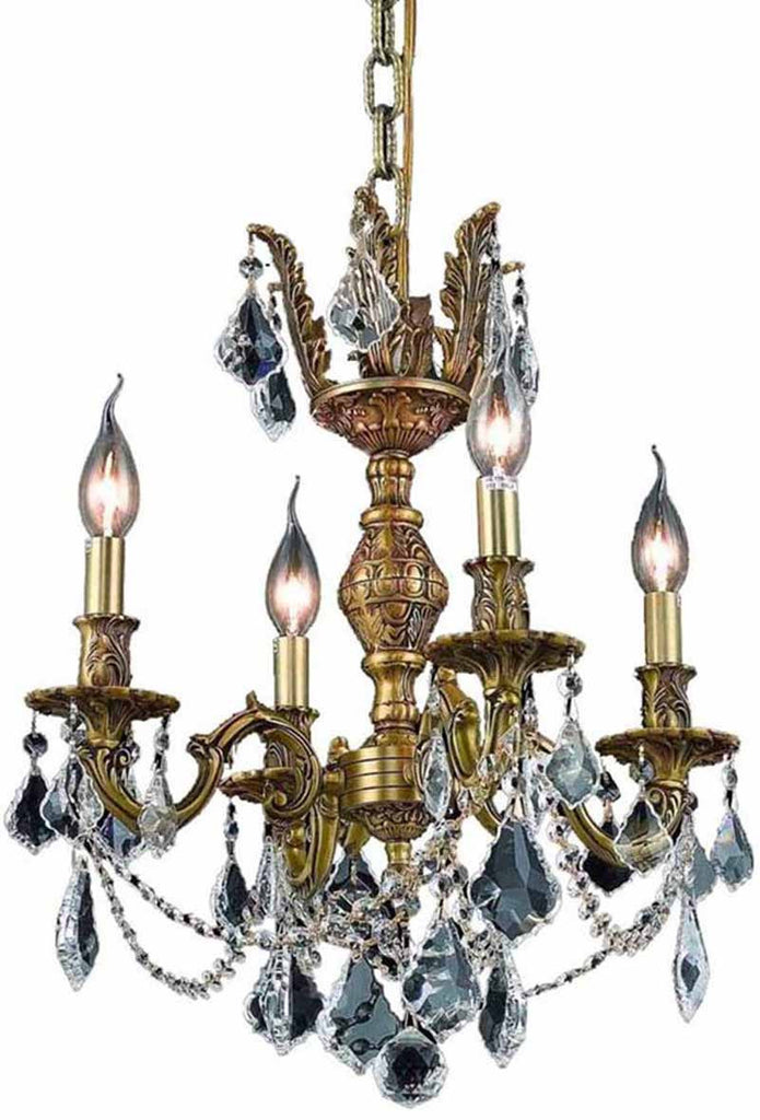 ZC121-9504D17FG/EC By Regency Lighting - Marseille Collection French Gold Finish 4 Lights Dining Room