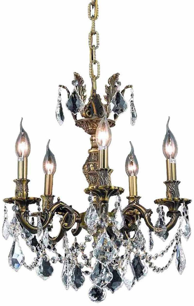 ZC121-9505D18AB/EC By Regency Lighting - Marseille Collection Antique Bronze Finish 5 Lights Dining Room