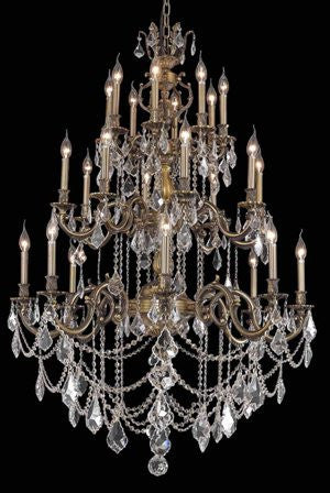 C121-9524G38AB By Regency Lighting-Marseille Collection Antique Bronze Finish 24 Lights Chandelier
