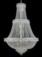C121-9606D24PW-GT/RC By Elegant Lighting Monarch Collection 6 Light Chandeliers Pewter Finish