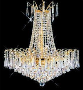 C121-GOLD/8032/2424 Victora CollectionEmpire Style CHANDELIER Chandeliers, Crystal Chandelier, Crystal Chandeliers, Lighting