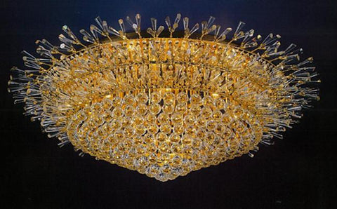 H906-WL61356-580CKG By Empire Crystal-Flush