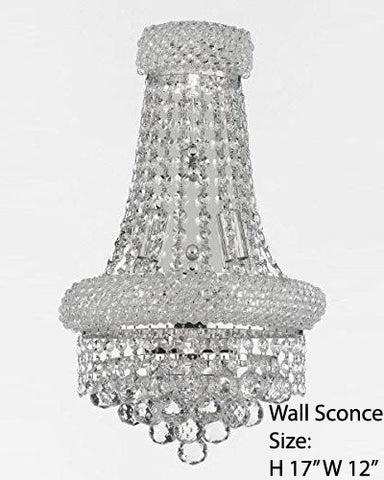 Empire Empress Crystal (Tm) Wall Sconce Lighting W 12" H 17" - C121-1800W12SC