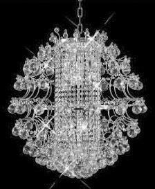 C121-SILVER/8064/1820 St.Ives Collection By Elegant Modern / Contemporary CHANDELIER Chandeliers, Crystal Chandelier, Crystal Chandeliers, Lighting