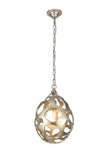 ZC121-1545D10GS - Urban Classic: Bombay 1 light in Gilded Silver  chandelier
