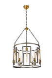 ZC121-1544D24VN - Urban Classic: Fontana 12 light in 
Vintage Nickel chandelier